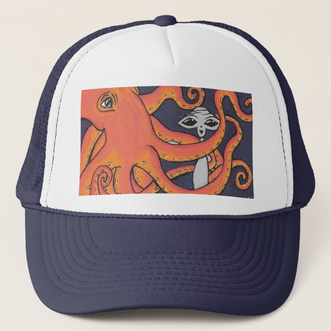 An Octopus Friend hat (Front)