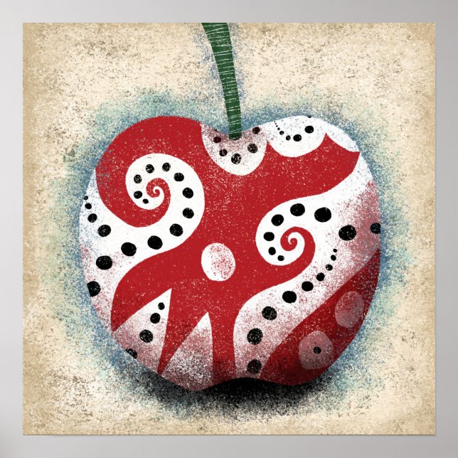 An Odd Cherry Poster Wall Art (Front)