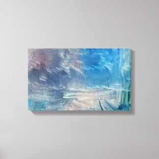 An oil painting called Palette by Samuel Pye Canvas Print