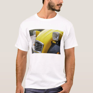 An old black and yellow Citroen 2CV 2 CV, detail T-Shirt