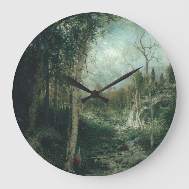 An Old Clearing Painting (1881) - Large Clock (Front)