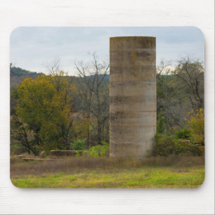 An Old Farm Silo Mouse Mat