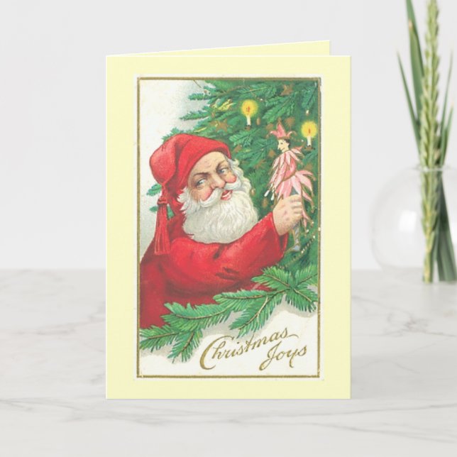 An Old Fashioned Christmas Holiday Card (Front)