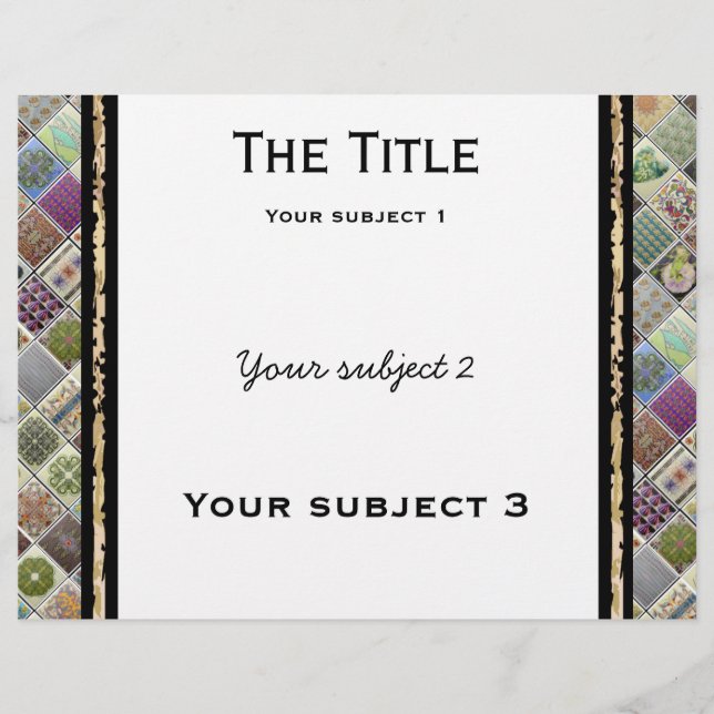 An Old Fashioned Poster Flyer (Front)