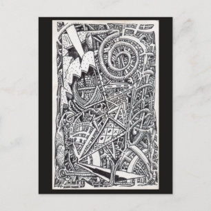 An Old Game. Postcard