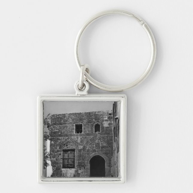 An old house in Lindos, Rhodes Key Ring (Front)