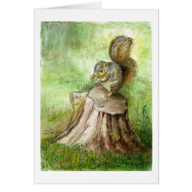 An old log and squirrel (Front)