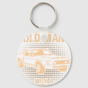 An Old Man Ford Mustang 1967 - 1968 Gt500 3 Key Ring