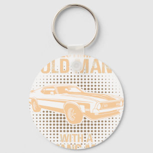 An Old Man Ford Mustang 1971 To 1973 Mach 1 Key Ring