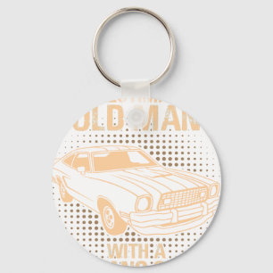 An Old Man Ford Mustang 1977 Cobra Key Ring