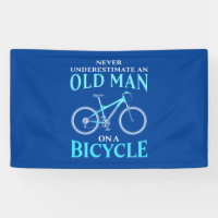 An Old Man On A Bicycle