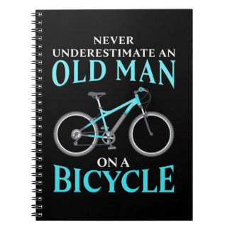 An Old Man On A Bicycle Notebook