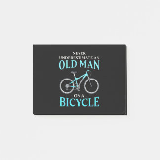 An Old Man On A Bicycle Post-it Notes