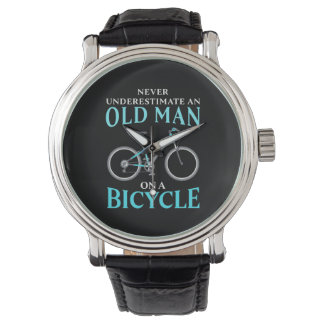 An Old Man On A Bicycle Watch