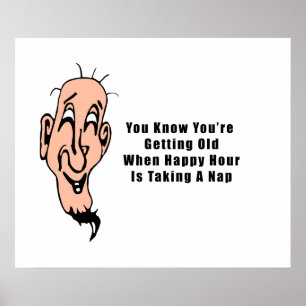 An Old Man's Happy Hour Poster