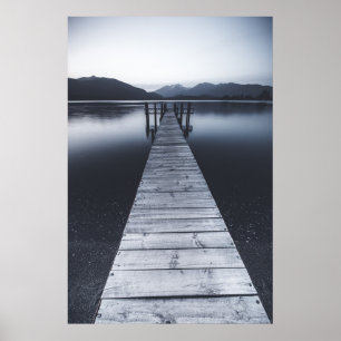 An Old Pier Portrait Poster