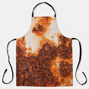 An old rusty stains surface corrosion apron