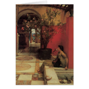 An Oleander by Alma Tadema, Vintage Flowers