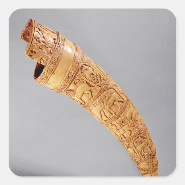 An oliphant, from the Treasure of St. Sernin Square Sticker (Front)