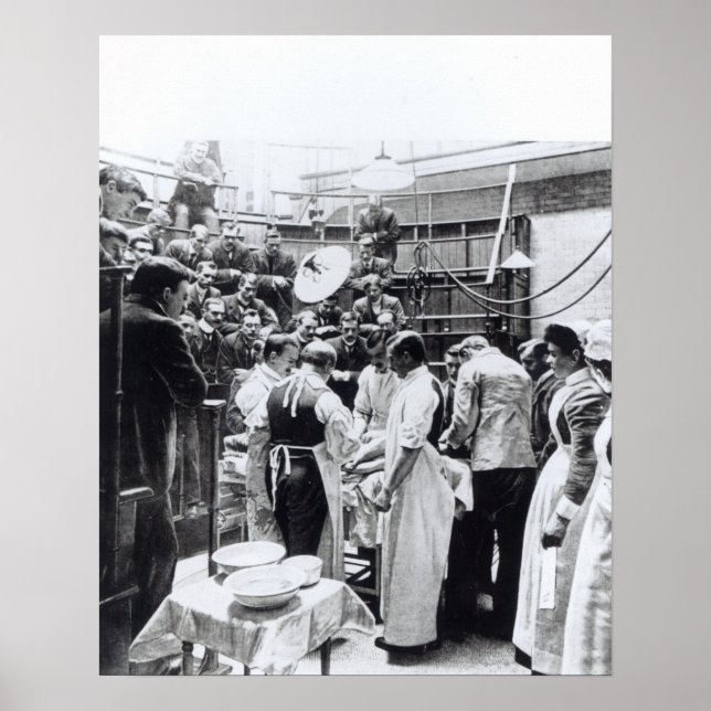 An Operation at Charing Cross Hospital Poster (Front)