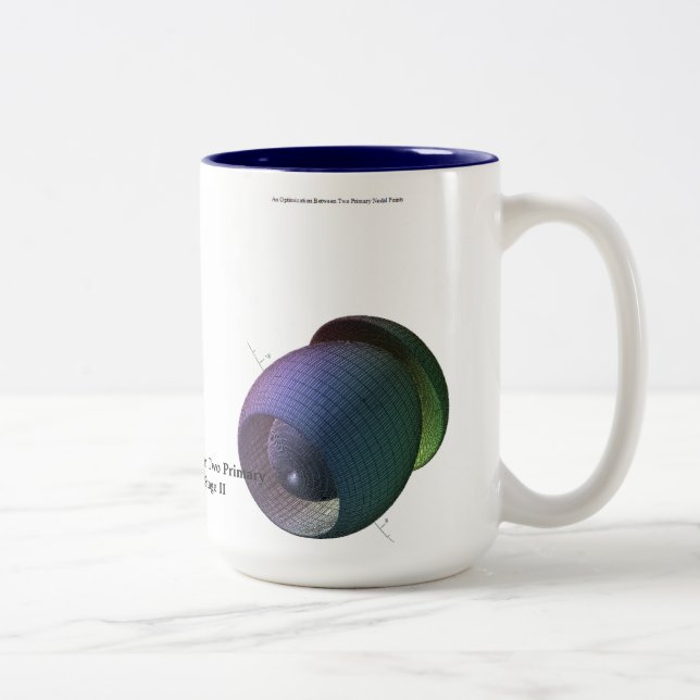 An Optimisation Between Two Primary Nodal Points 2 Two-Tone Coffee Mug (Right)