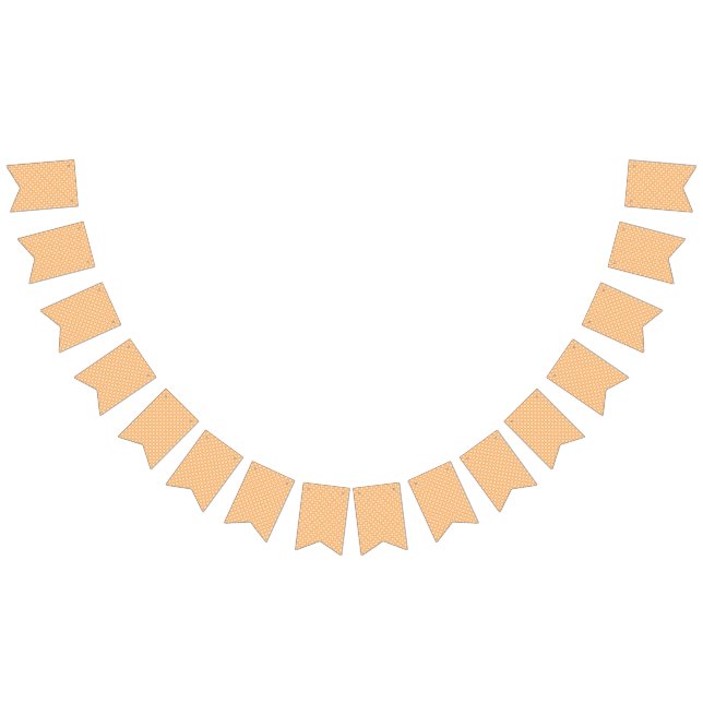 an orange and white background with small squares bunting  (All)