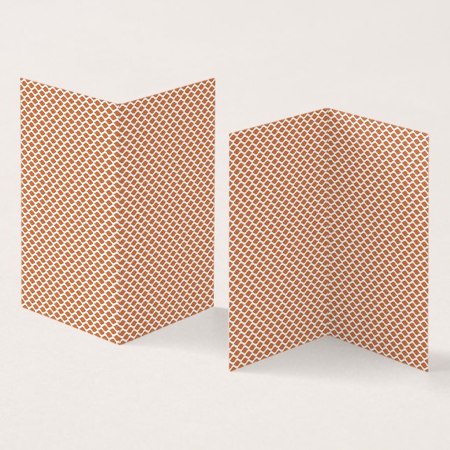 an orange and white geometric pattern (Inside and Outside)