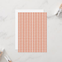 an orange and white pattern on a white background