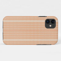 an orange and white striped background with small