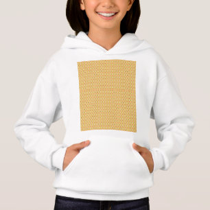 an orange and yellow background with circles