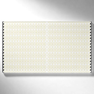 an orange and yellow background with small dots name tag
