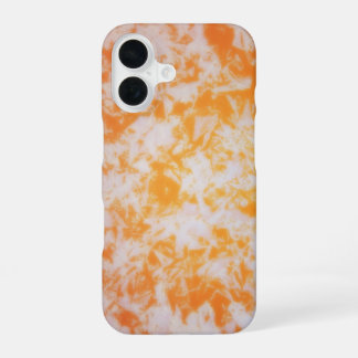 An orange grunge textured | iPhone 16 case