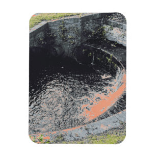 An Orange Pool in Welshpool Magnet
