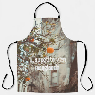 An Orange Tree in a Romantic Old Town Apron