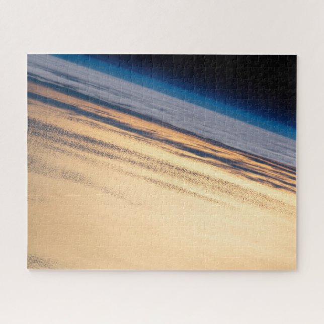 An Orbital Sunset Off The Coast Of Baja California Jigsaw Puzzle (Horizontal)
