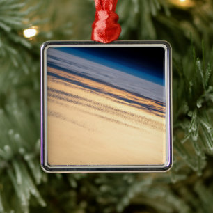 An Orbital Sunset Off The Coast Of Baja California Metal Tree Decoration