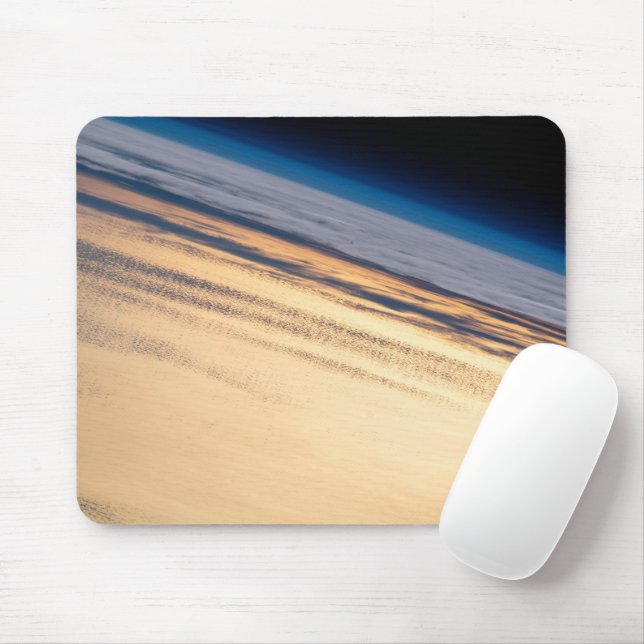 An Orbital Sunset Off The Coast Of Baja California Mouse Mat (With Mouse)