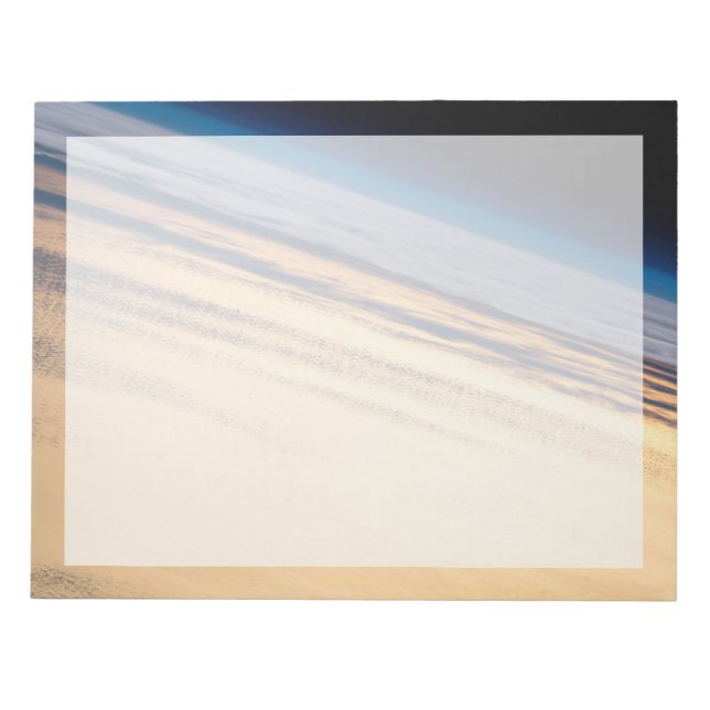 An Orbital Sunset Off The Coast Of Baja California Notepad (Front)