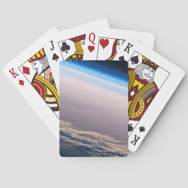 An Orbital Sunset Off The Coast Of Cabo San Lucas Playing Cards (Back)