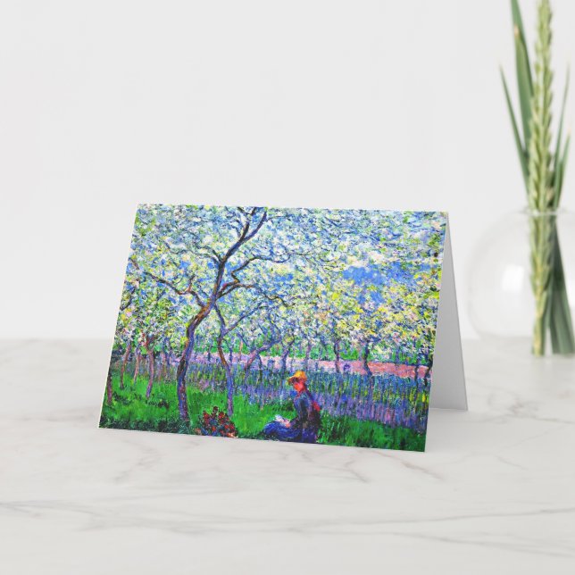 An Orchard in Spring Card (Front)