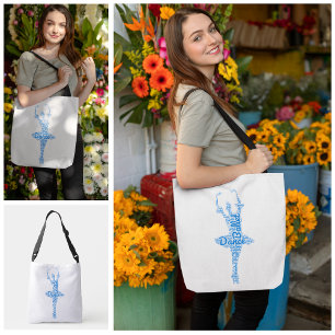 An original ballet themed cross-body bag