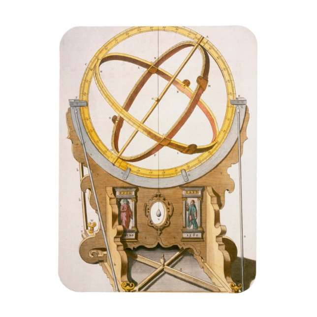 An Orrery designed by Tycho Brahe (1546-1601) from Magnet (Vertical)