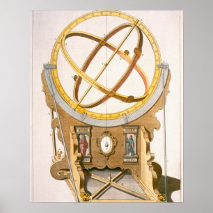 An Orrery designed by Tycho Brahe (1546-1601) from Poster