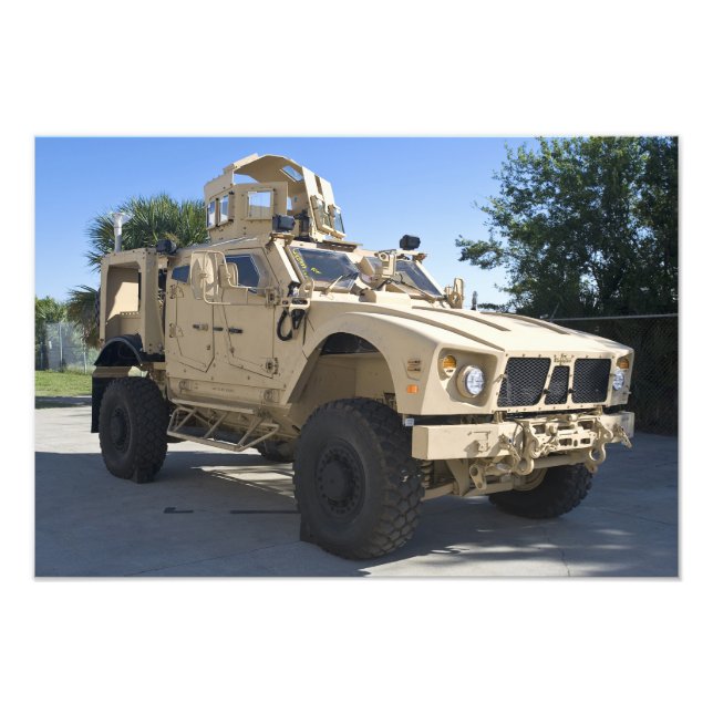 An Oshkosh M-ATV Photo Print (Front)