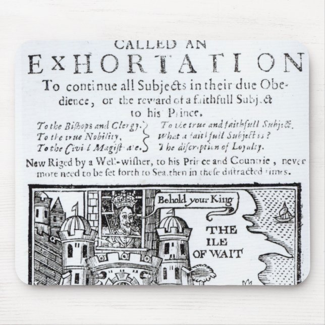 An Ould Ship called an Exhortation' Mouse Mat (Front)