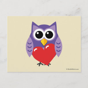 An Owly Love Postcard