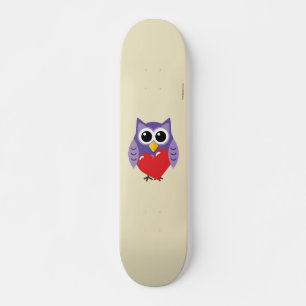 An Owly Love Skateboard