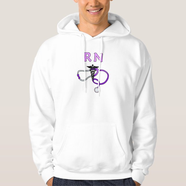 An RN Stethoscope Hoodie (Front)