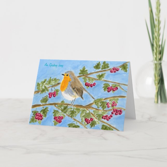 An Spideog beag greeting card (Front)