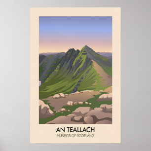 An Teallach Munros of Scotland Poster
